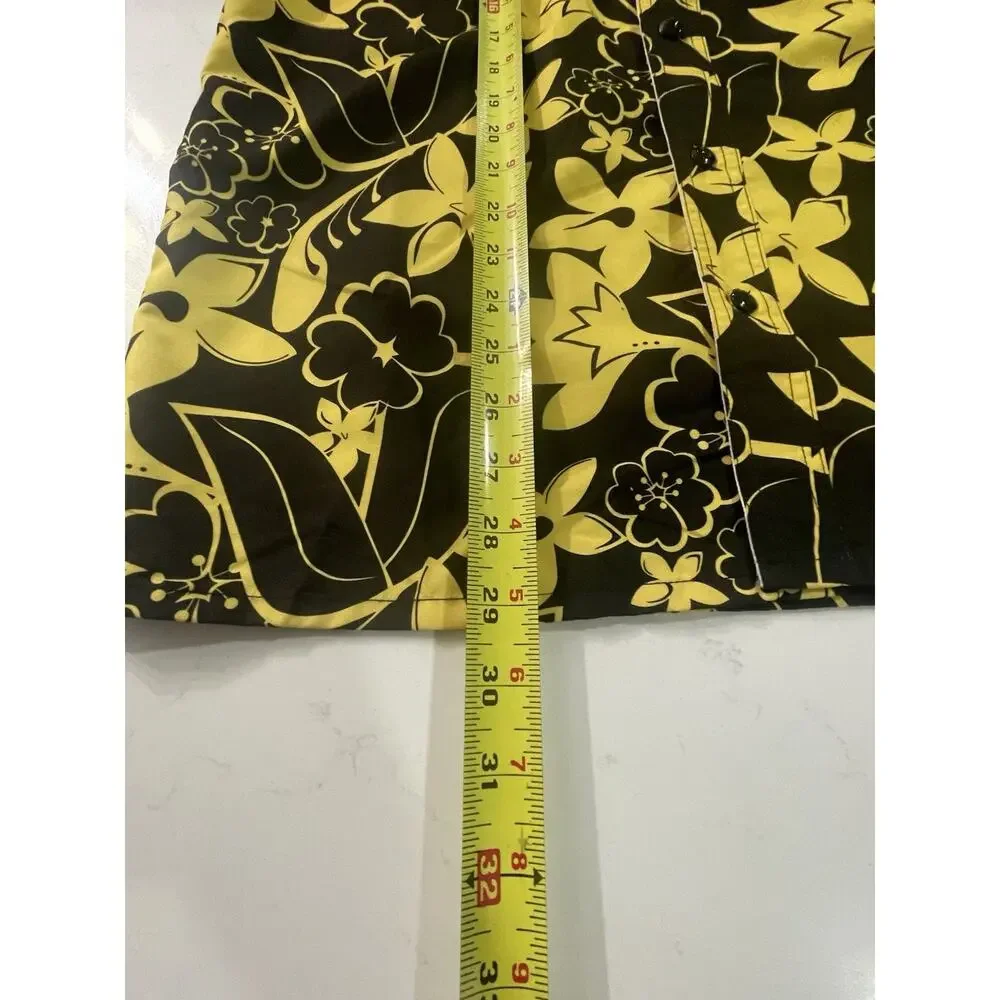 Fear and Loathing in Las Vegas Shirt Small Yellow Raoul Duke Hawaiian Costume S⁠